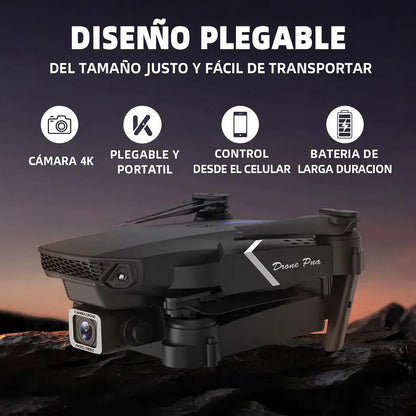 Diseño plegable del dron FlyMax, cámara 4K y batería de larga duración