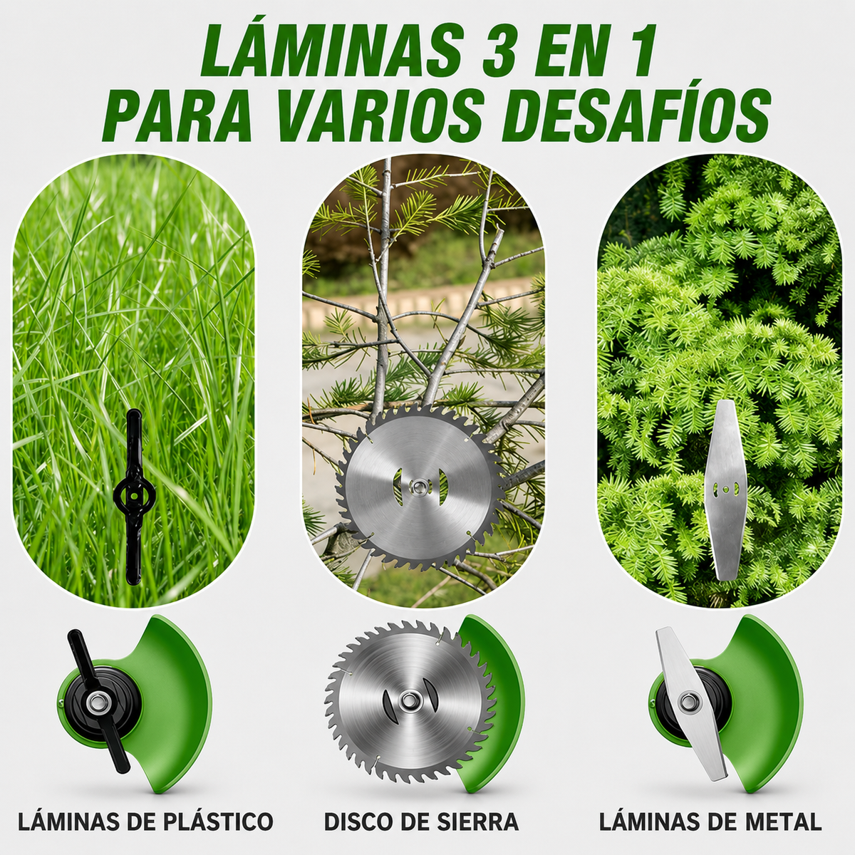 Cortadora Inalámbrica Recargable TurboBlade + 2 Baterías 48V de Regalo [ÚLTIMAS UNIDADES]