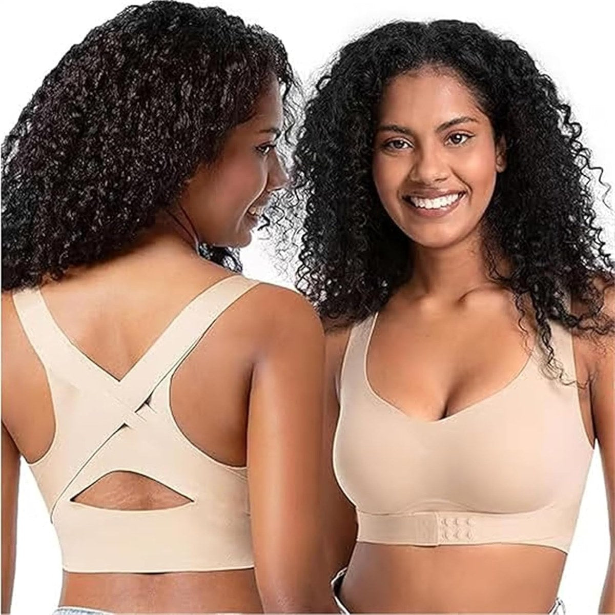 Brasier Corrector de Postura PosturaLift™ con Realce y Cierre Frontal
