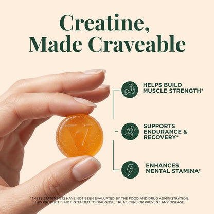Creatine Gummies Women's 75 gomitas | Energía del día a día