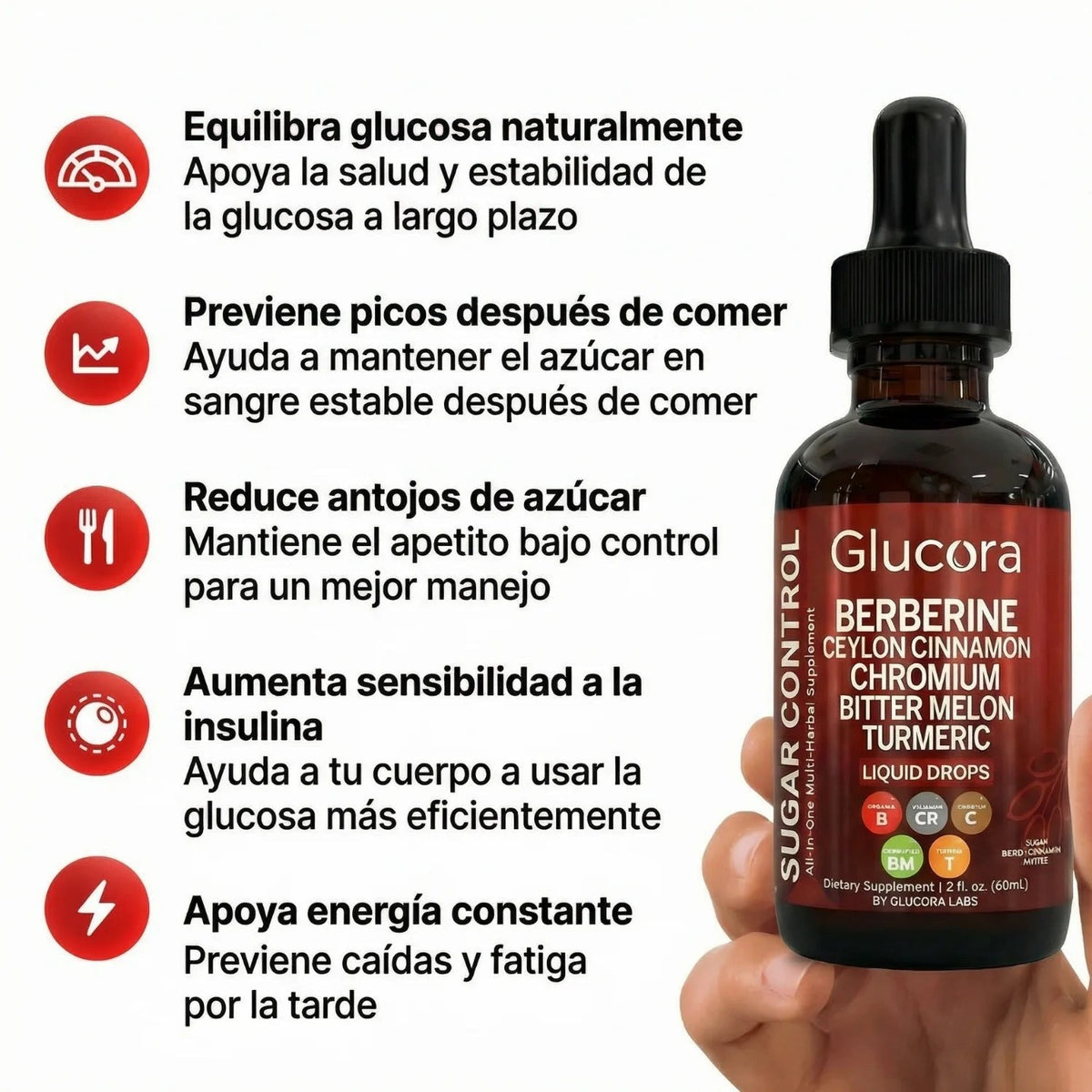 Glucora™ - Adiós Picos, Recupera el control de tu azúcar