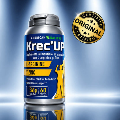 Krec'UP L-Arginina + Zinc 60 cápsulas