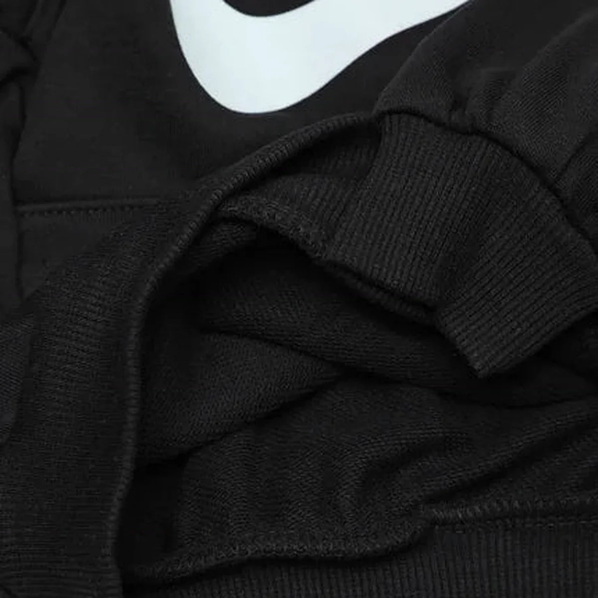 Detalle del tejido de la sudadera