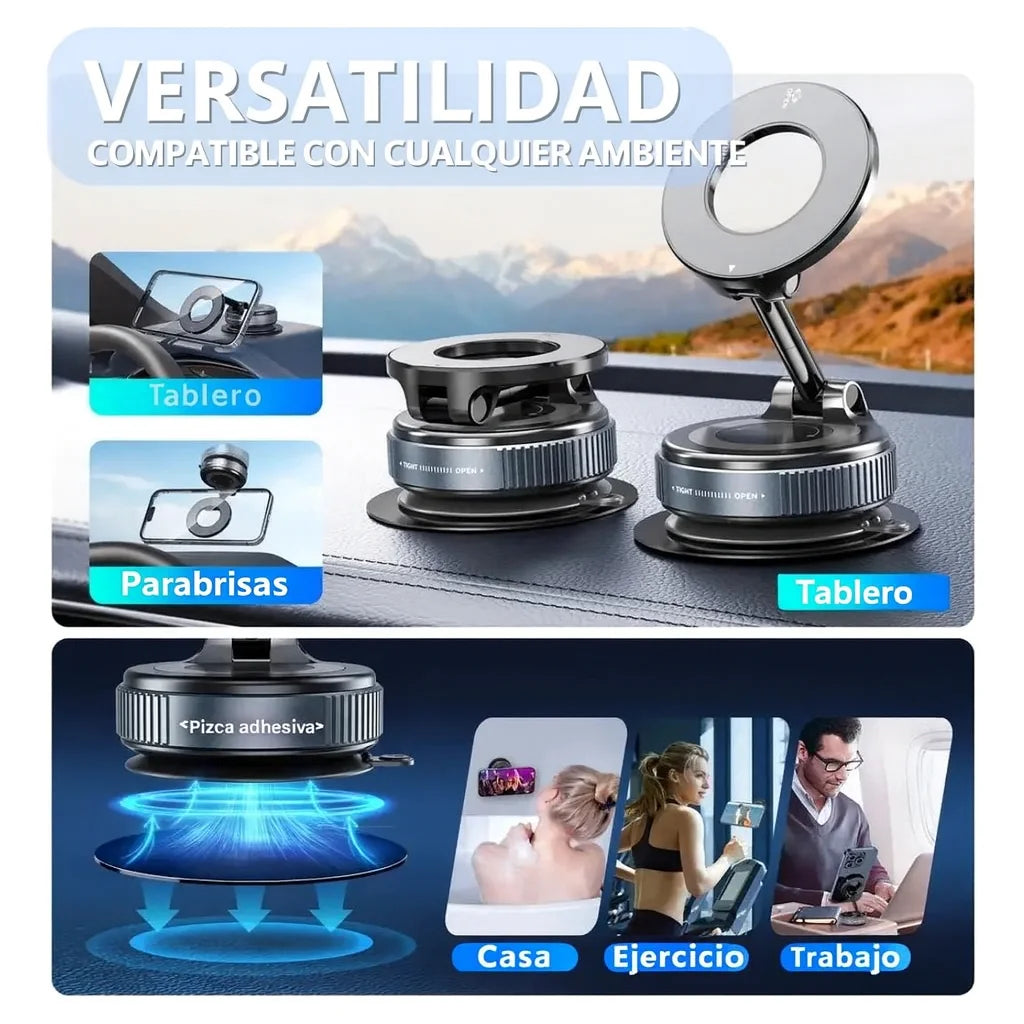 Versatilidad: tablero, parabrisas, casa, ejercicio y trabajo