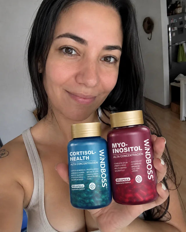 Cliente con su Combo Cortisol-Health y Myo-Inositol