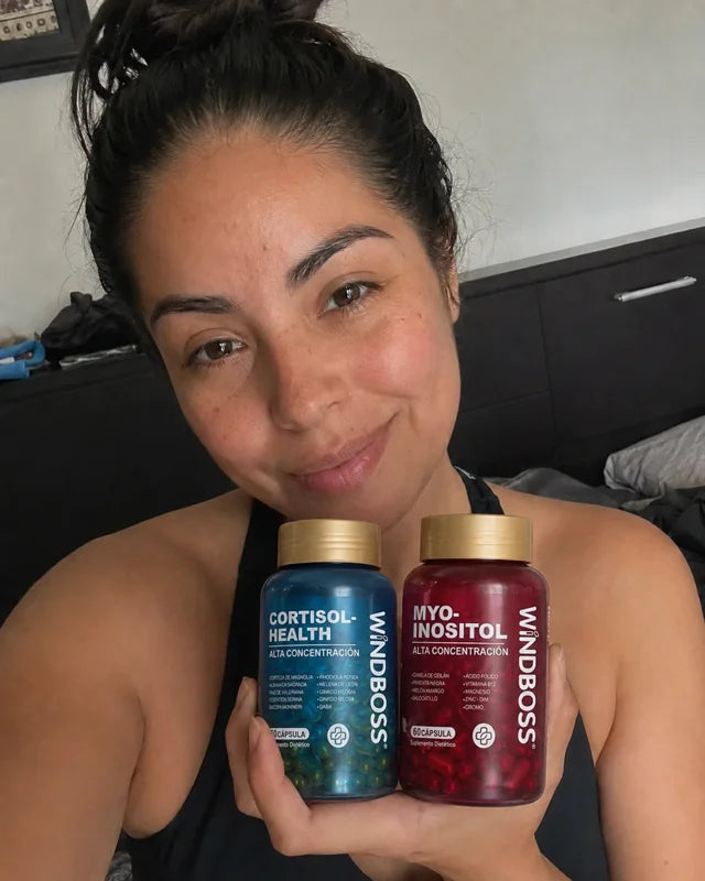 Cliente con su Combo Cortisol-Health y Myo-Inositol